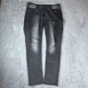 Levis 524 Jeans Womens Size 13 M Black Denim Too Superlow Skinny Pants